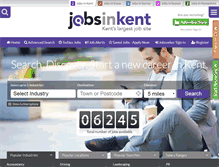 Tablet Screenshot of jobsinkent.com